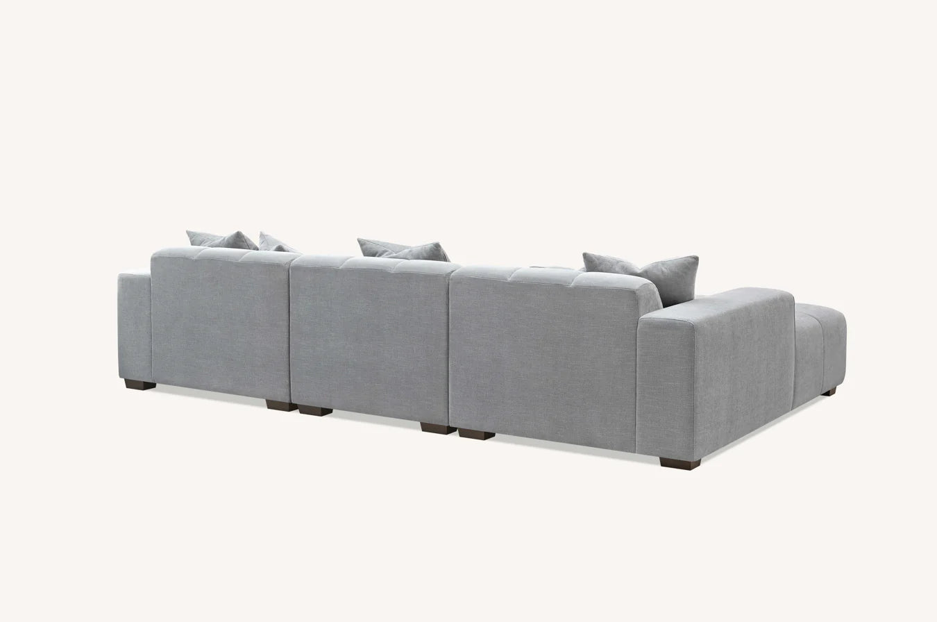 Luxury Charlotte Sofa - Cloudy Grey Boucle